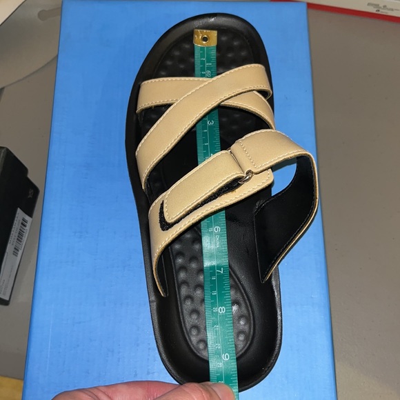 Aerothotic Cream Pasty Midfoot Strap Sandal Women’s Size 7 or EU 37 (READ ALL) - Picture 2 of 8